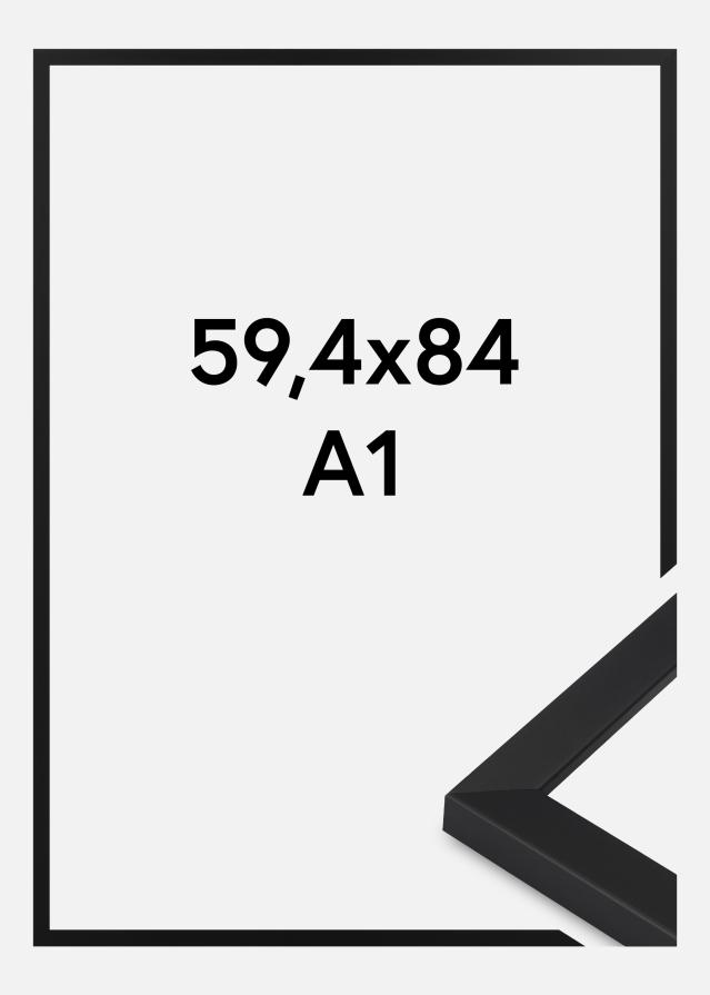 Cornice Oban Vetro acrilico Nero 59,4x84 cm (A1)