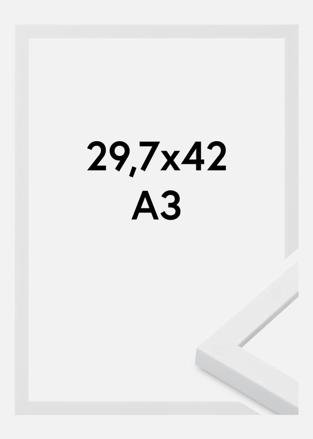 Cornice Oban Vetro acrilico Bianco 29,7x42 cm (A3)