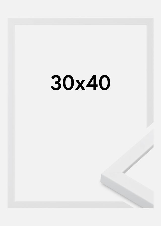 Cornice Oban Vetro acrilico Bianco 30x40 cm