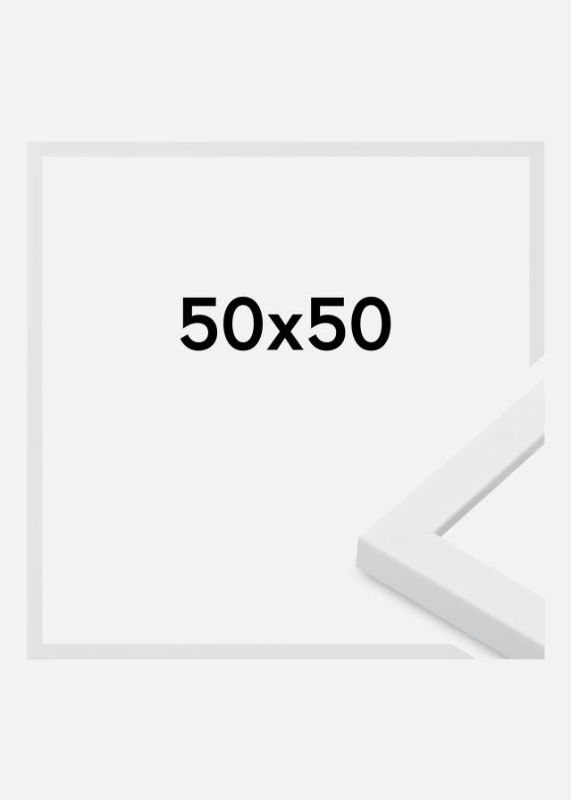 Cornice Oban Vetro acrilico Bianco 50x50 cm