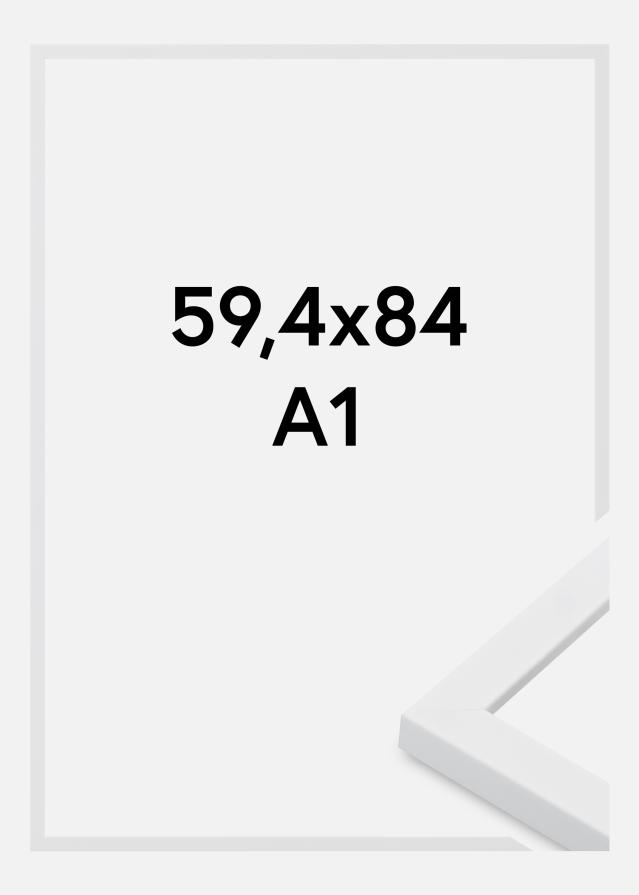 Cornice Oban Vetro acrilico Bianco 59,4x84,1 cm (A1)