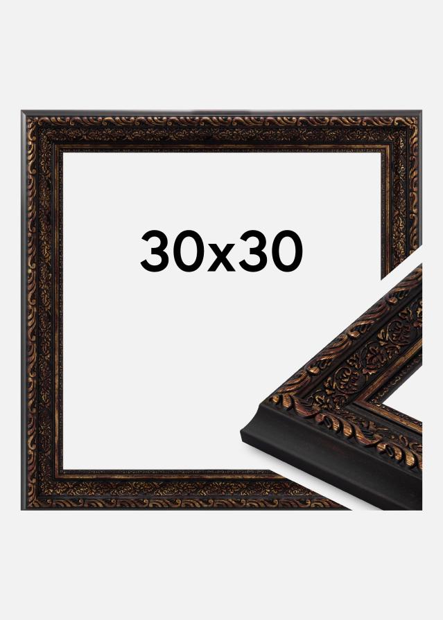 Cornice Imperial Vetro acrilico Oro 30x30 cm