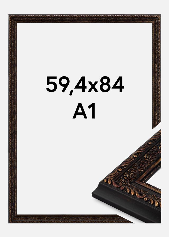 Cornice Ornato Vetro acrilico Vintage Gold 59.4x84 cm (A1)