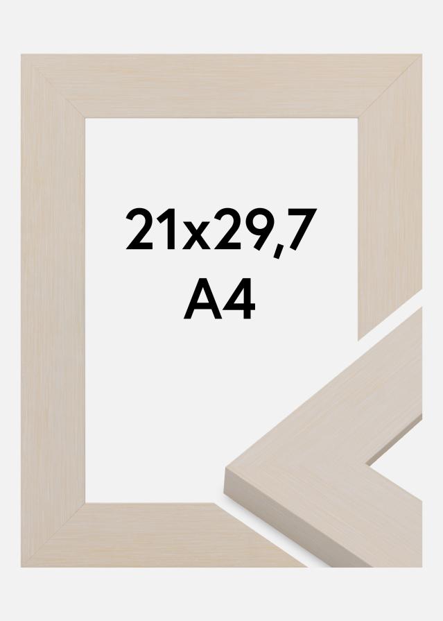 Cornice Pembrokeshire Vetro acrilico Bianco 21x29,7 cm (A4)