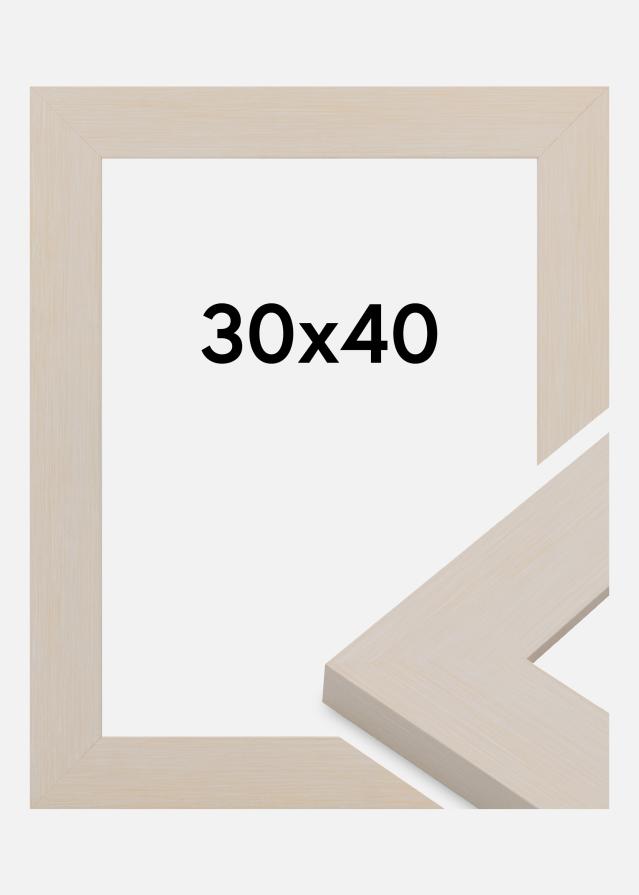 Cornice Pembrokeshire Vetro acrilico Bianco 30x40 cm