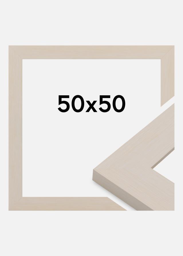 Cornice Pembrokeshire Vetro acrilico Bianco 50x50 cm