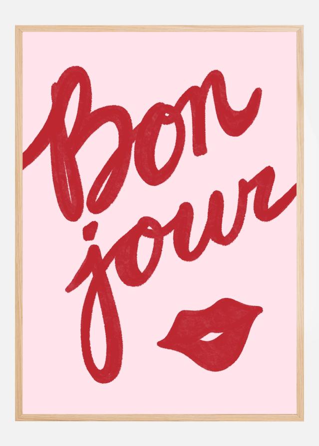 Bonjour Kiss Poster