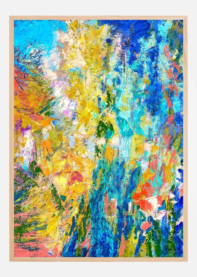 Vibrant Chaos Poster