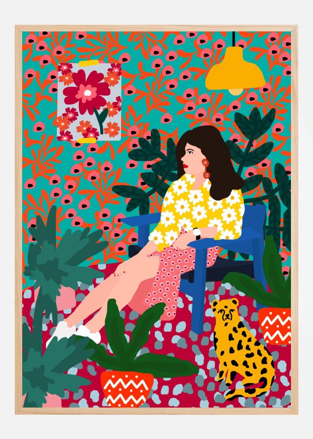 Floral daydreaming Poster