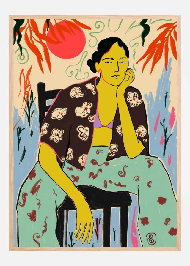 Sun and Waves Poster