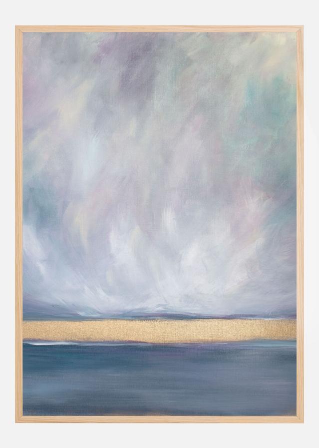 Peaceful Golden Horizon Poster