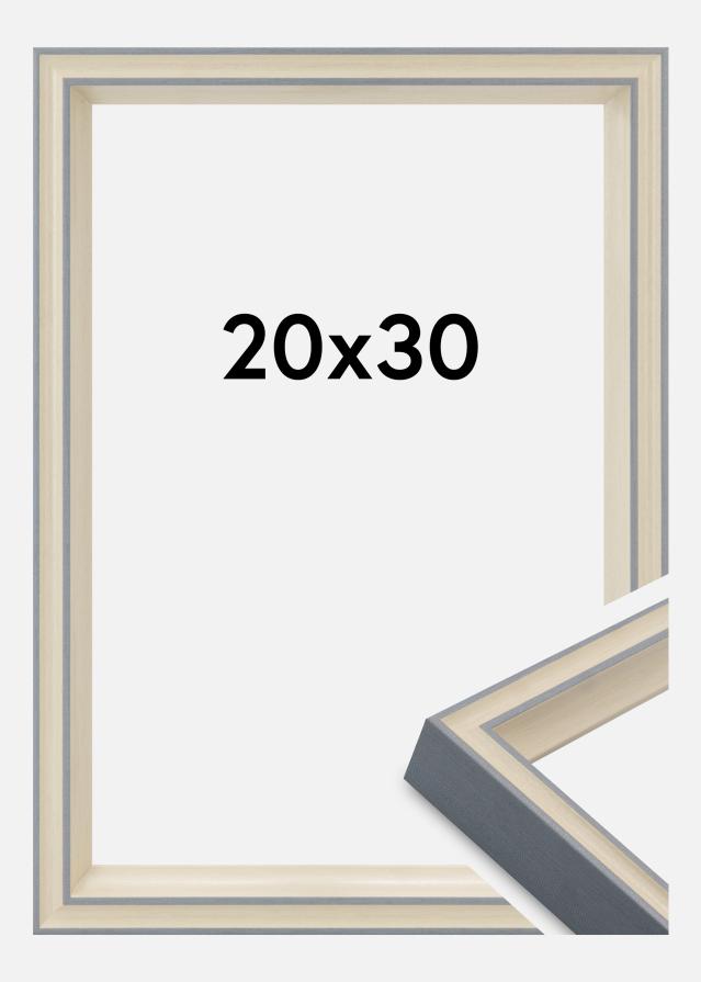 Cornice Riga Vetro acrilico Grigio 20x30 cm