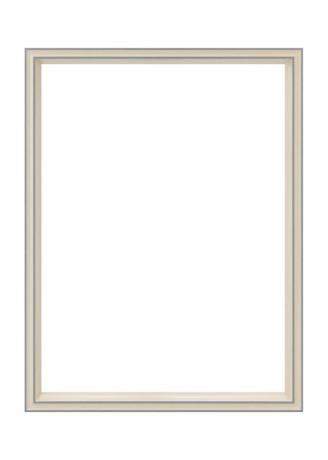 Cornice Riga Vetro acrilico Stone White / Bluish Grey 50x50 cm