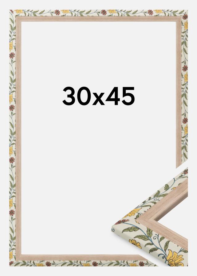 Cornice Arco Vetro acrilico Floreale Quercia 30x45 cm