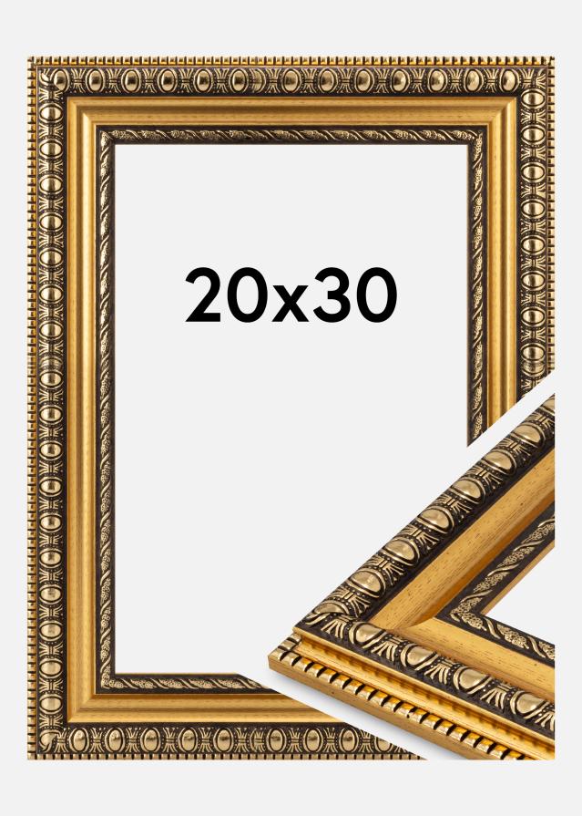 Cornice Ornato Vetro acrilico Oro 20x30 cm