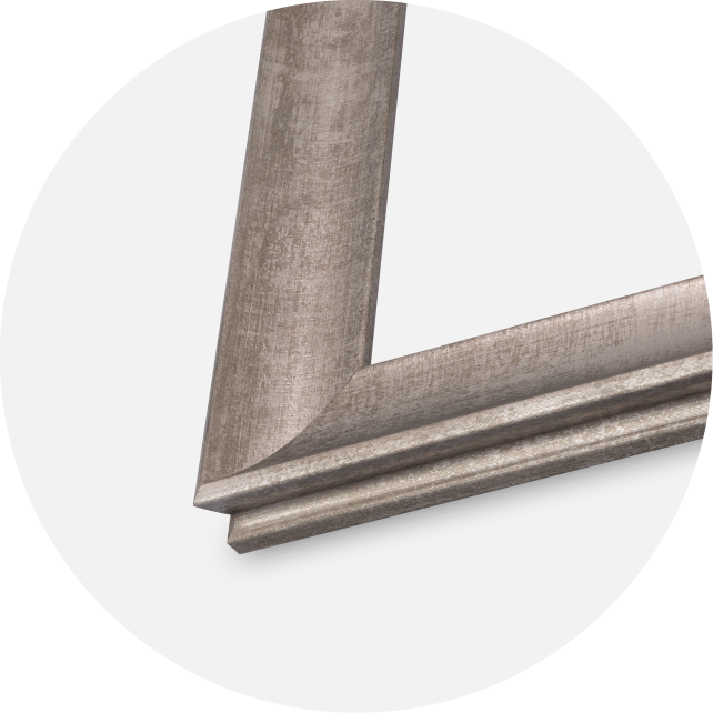 Cornice Conca Vetro acrilico Argento 59,4x84 cm (A1)