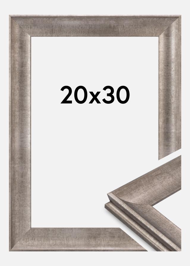 Cornice Conca Vetro acrilico Argento 20x30 cm