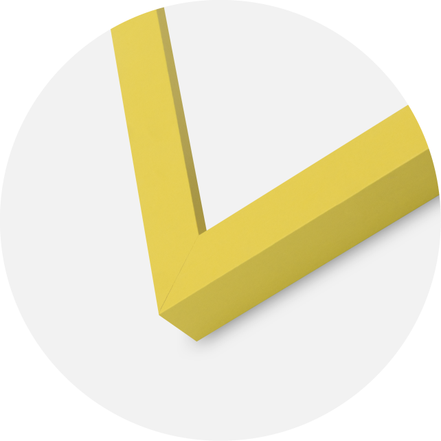 Cornice Selection Vetro acrilico Yellow 59.4x84 cm (A1)