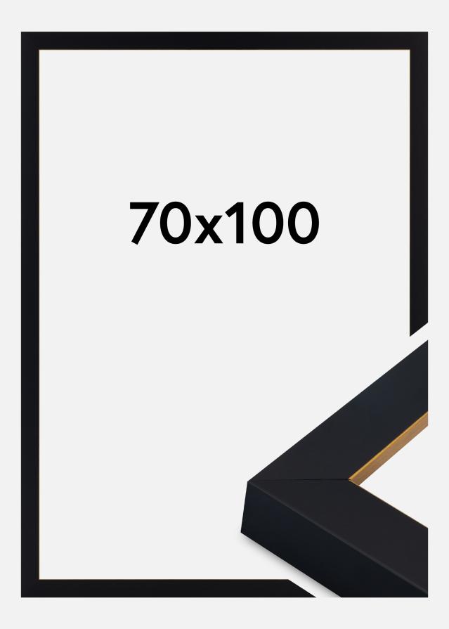 Cornice Sussex Vetro acrilico Nero/Oro 70x100 cm