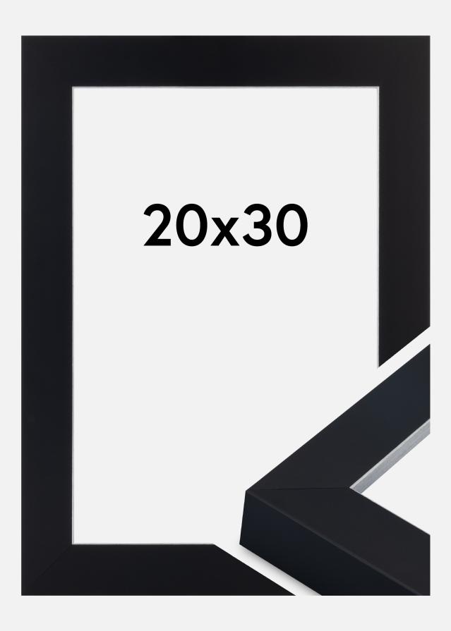 Cornice Sussex Vetro acrilico Nero/Argento 20x30 cm