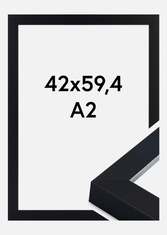 Cornice Sussex Vetro acrilico Nero/Argento 42x59,4 cm (A2)