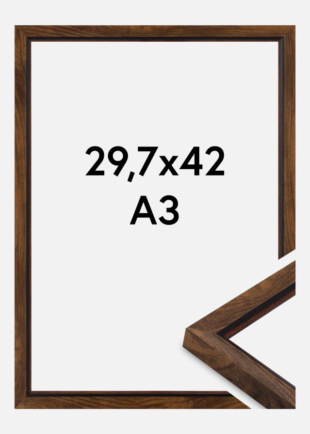 Cornice Obsidian Vetro acrilico Noce 29,7x42 cm (A3)
