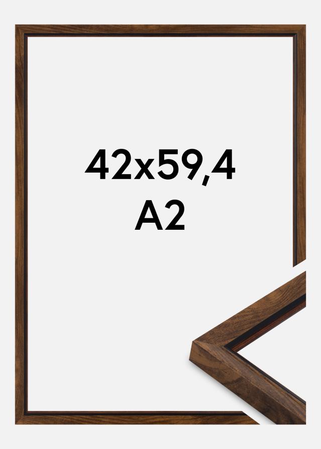 Cornice Obsidian Vetro acrilico Noce 42x59,4 cm (A2)