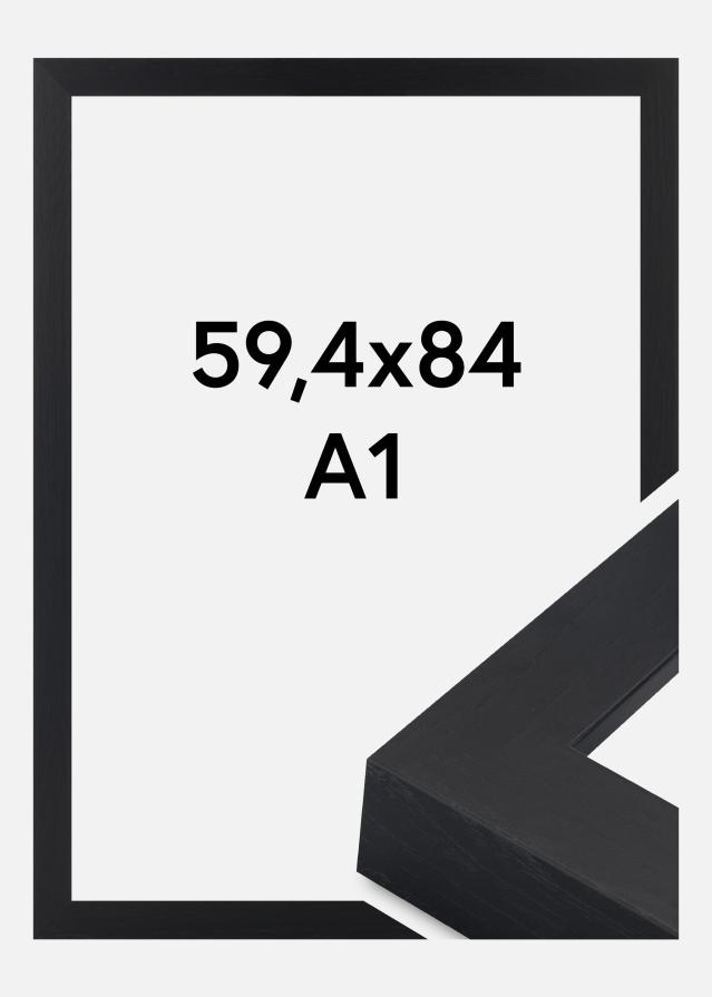 Cornice Wells Vetro acrilico Nero 59,4x84 cm (A1)