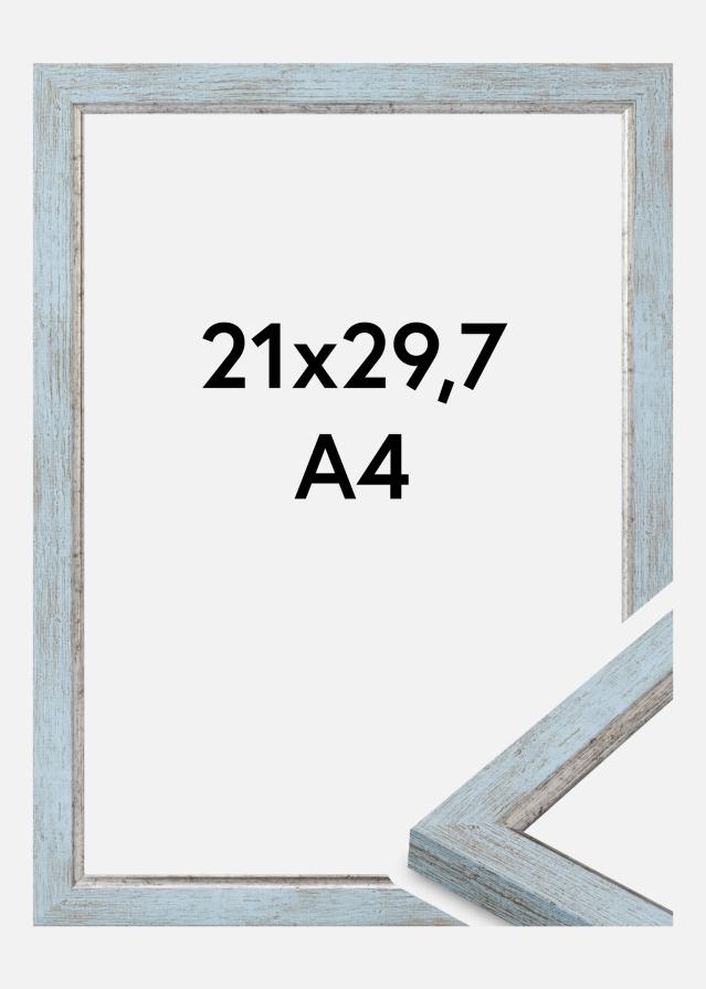 Cornice Whitby Vetro acrilico Blu 21x29,7 cm (A4)