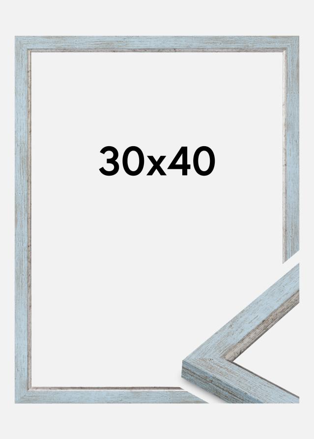 Cornice Whitby Vetro acrilico Blu 30x40 cm