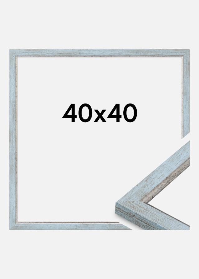 Cornice Whitby Vetro acrilico Blu 40x40 cm