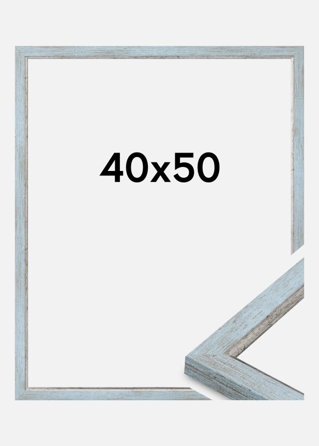 Cornice Whitby Vetro acrilico Blu 40x50 cm