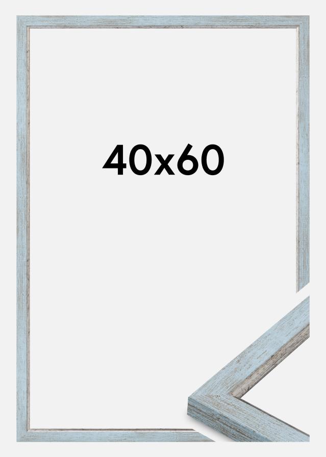 Cornice Whitby Vetro acrilico Blu 40x60 cm