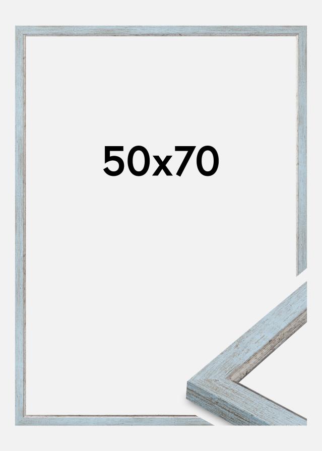 Cornice Whitby Vetro acrilico Blu 50x70 cm