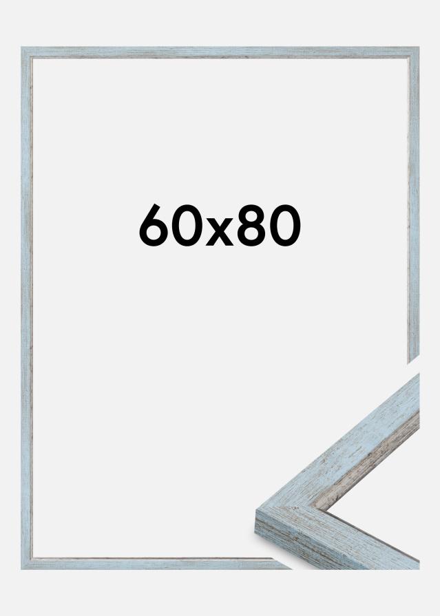 Cornice Whitby Vetro acrilico Blu 60x80 cm