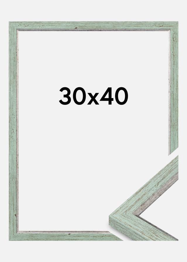 Cornice Whitby Vetro acrilico Verde 30x40 cm