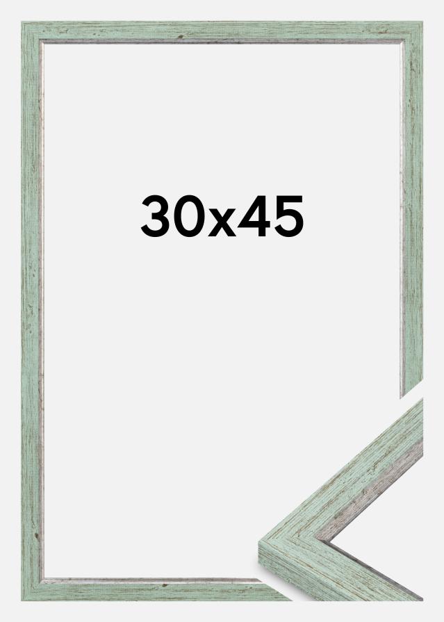Cornice Whitby Vetro acrilico Verde 30x45 cm