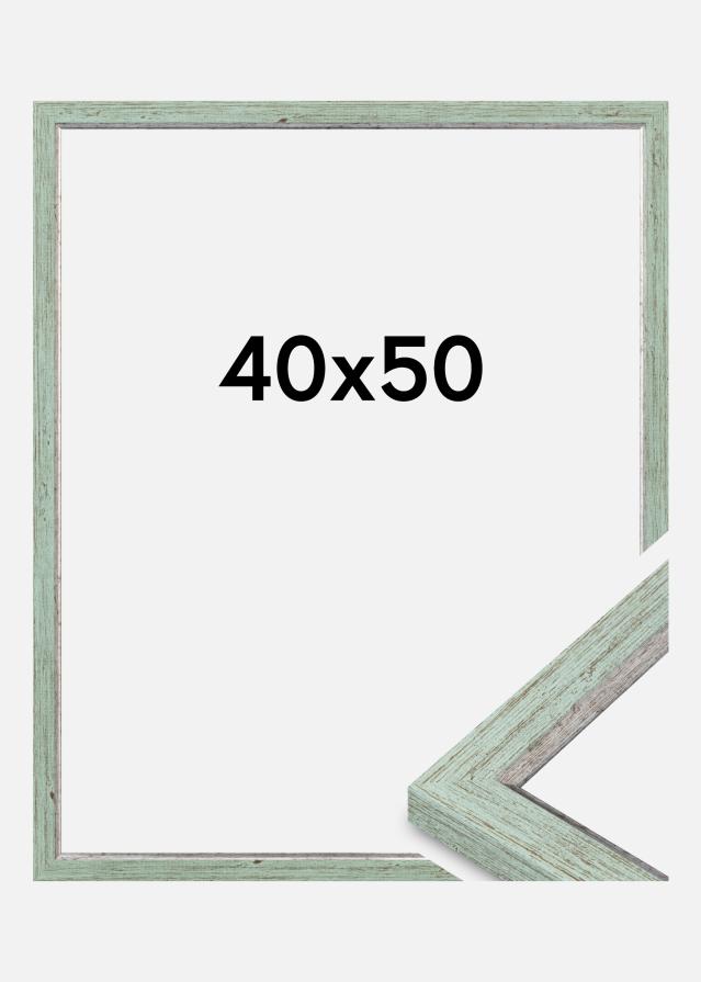 Cornice Whitby Vetro acrilico Verde 40x50 cm