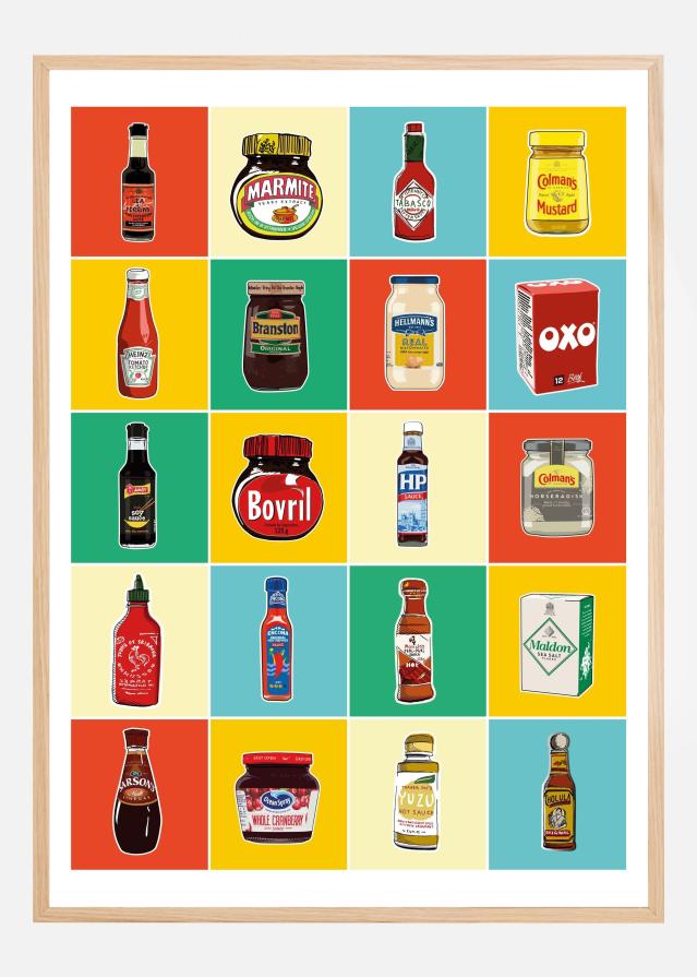 Taxonomy of Condiments Poster