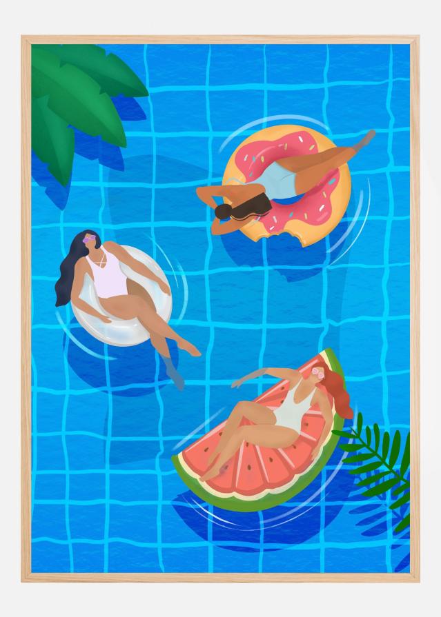 Pool Ladies Poster