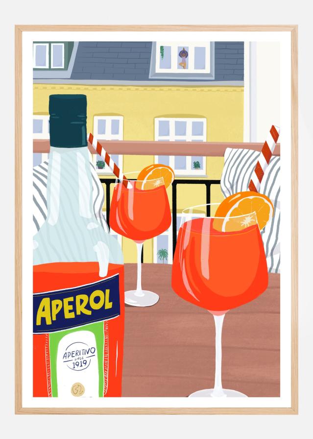 Balcony qHyggeq Poster