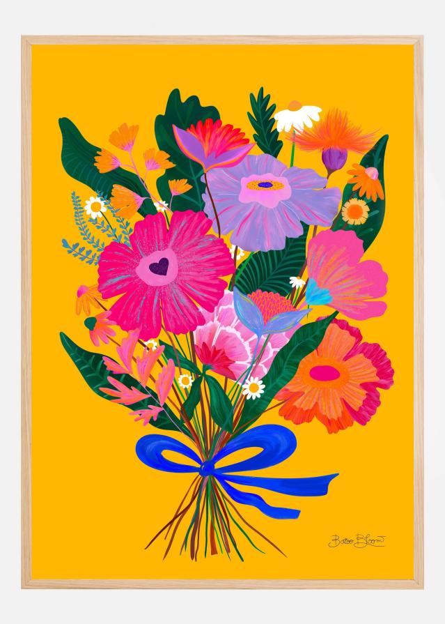 Eclectic Flowers Poster