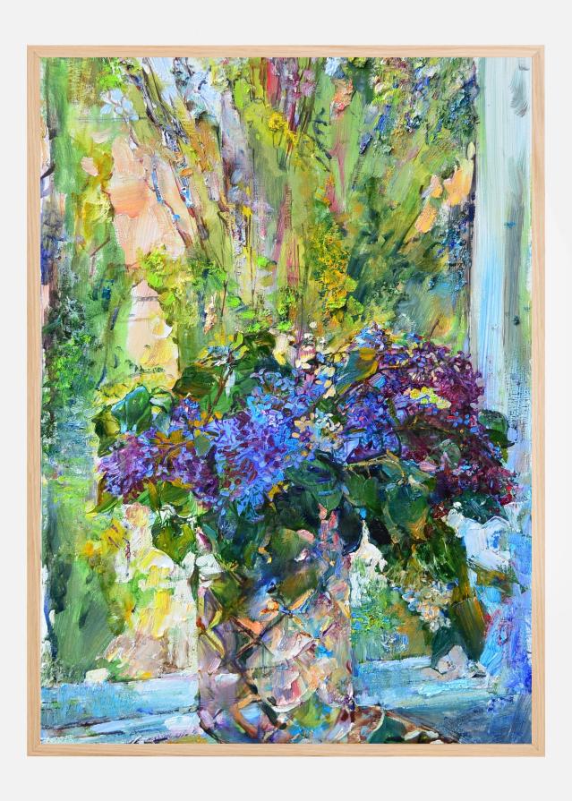 Vibrant floral Poster