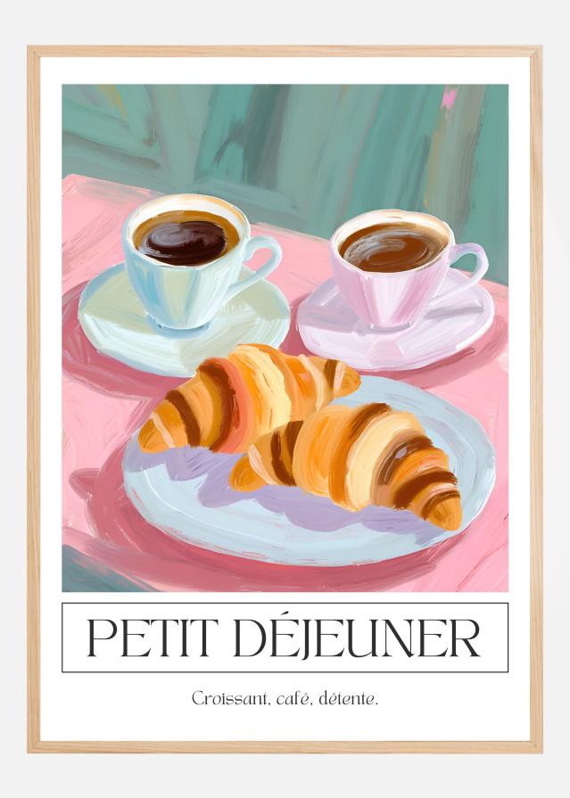 Petit dejeuner Poster
