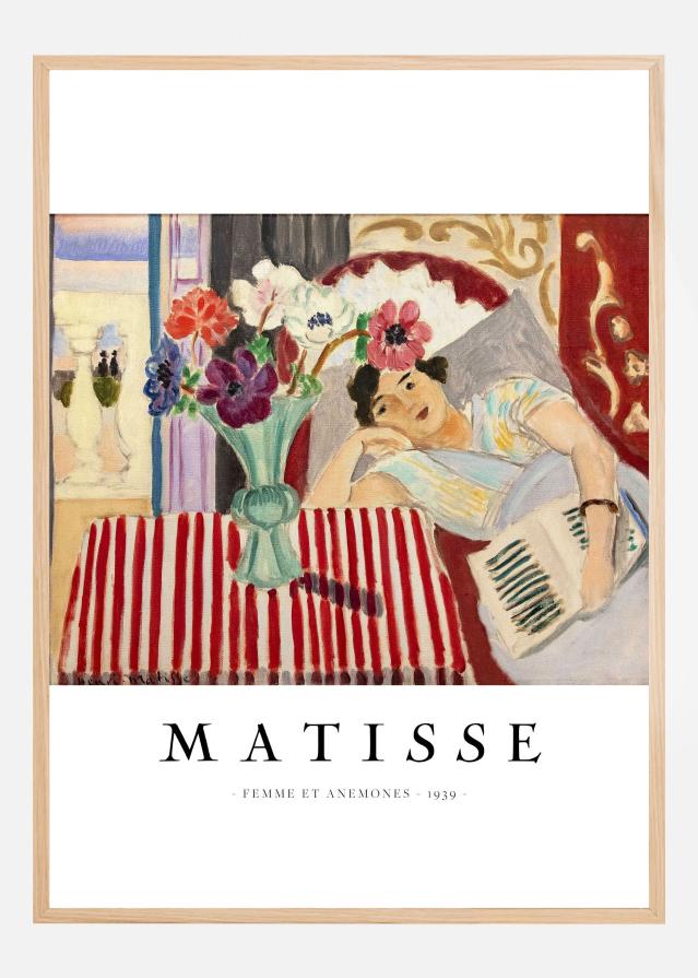 Femme Et AnAcmones II - Henri Matisse Poster