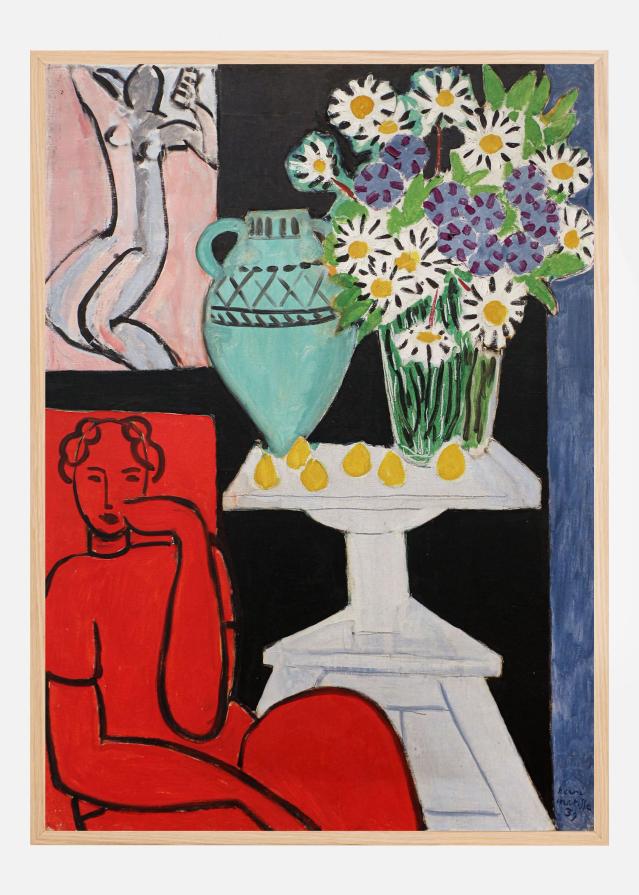 Still Life with Red Figure - Henri Matisse Poster