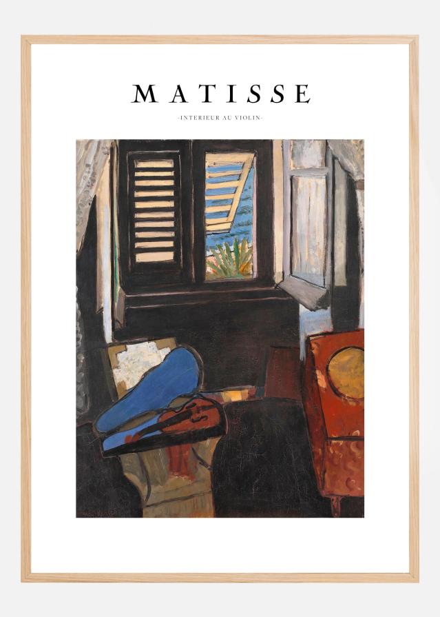 IntAcrieur Au Violon II - Henri Matisse Poster