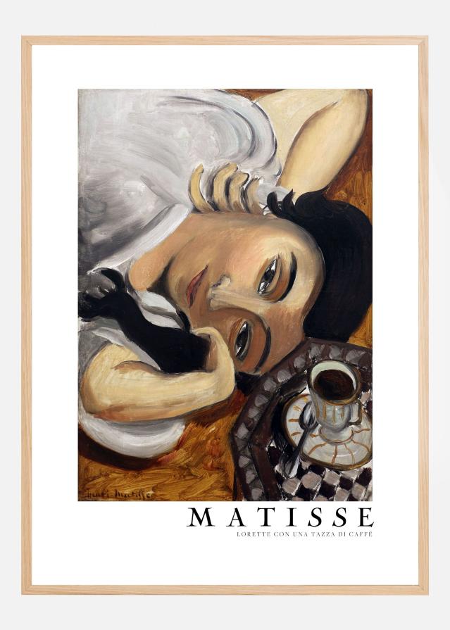 Lorette Con Una Tazza Di Caffe 1916 Boarder - Henri Matisse Poster