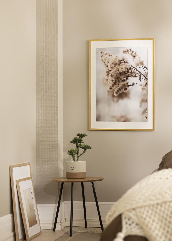 Cornice Edsbyn Oro 40x45 cm - passe-partout Bianco 11x13 inches