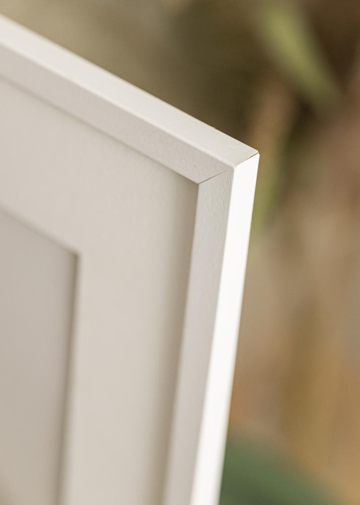 Cornice Edsbyn Bianco 33x41 cm - passe-partout Bianco 24x32 cm